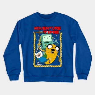 Cute And Funny Adventure Time Characters Crewneck Sweatshirt